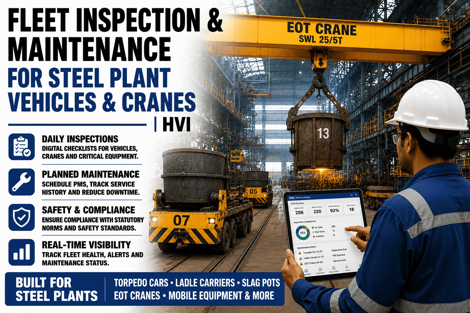 fleet-inspection-and-maintenance-for-steel-plant-vehicles-and-cranes-india