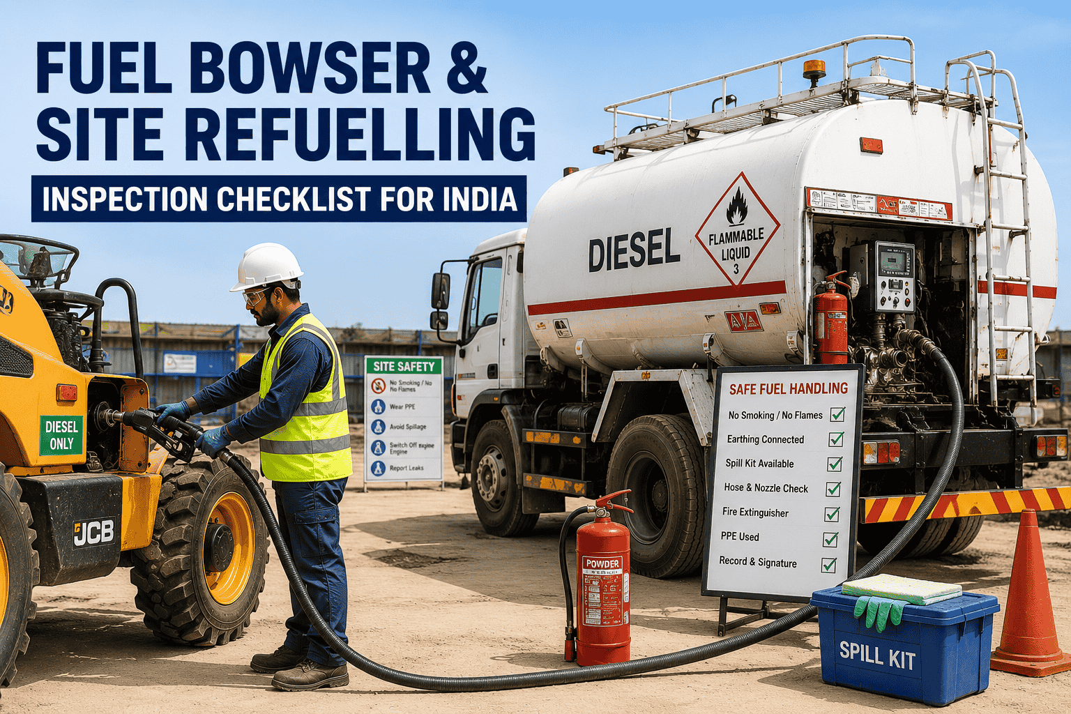 fuel-bowser-site-refuelling-inspection-checklist-india